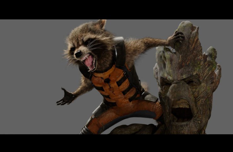 gardiens de la galaxie concept art rocket raccoon