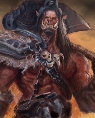 seigneurs de guerre épisode 2 grommash hellscream study by silferath d7sk1qo