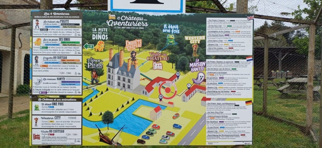 carte du Château des Aventuriers