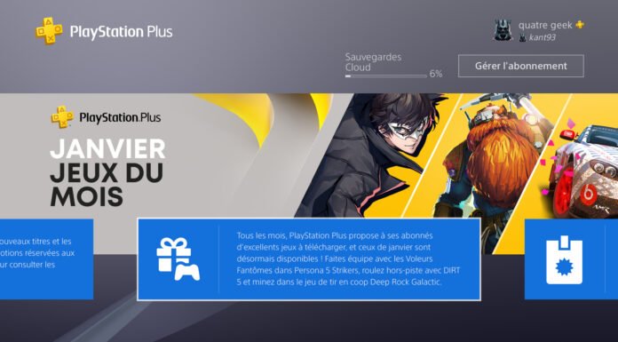 PSN + Janvier 2022