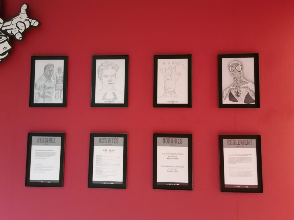 fiche d'information Marvel design studio 