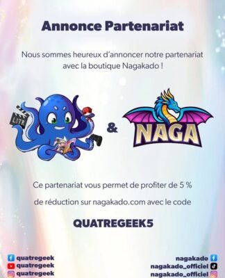 Partenariat Quatregeek et Nagakado Partenariat quatregeek et Nagakado